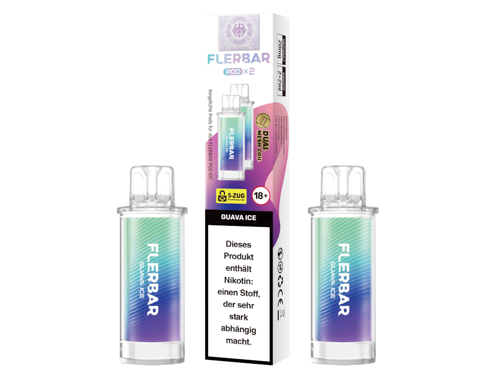 Flerbar - POD Guava Ice 20 mg/ml (2 Stück pro Packung)