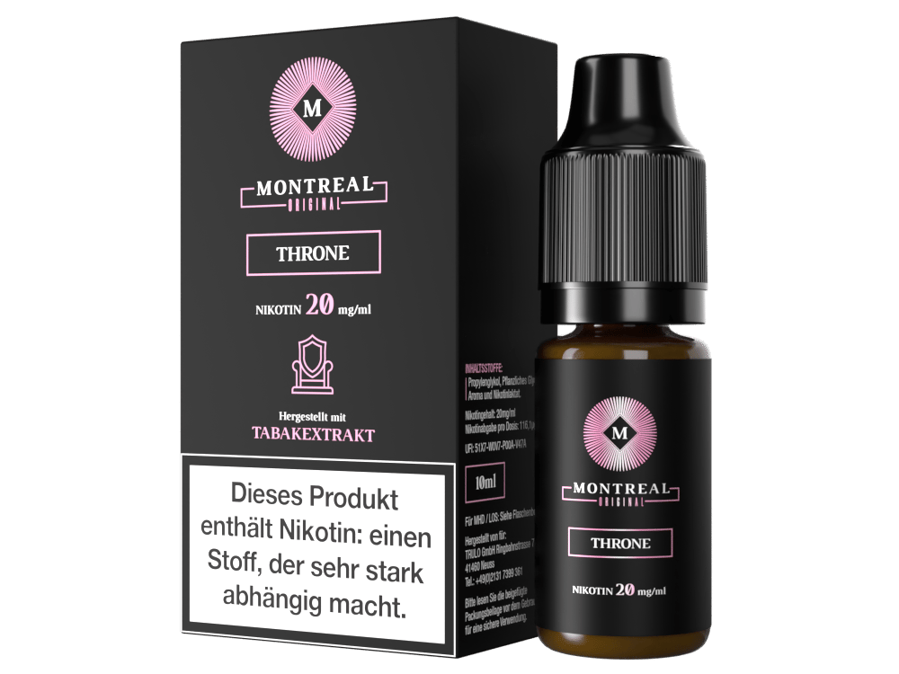 Montreal Original - Throne - Nikotinsalz Liquid 20 mg/ml