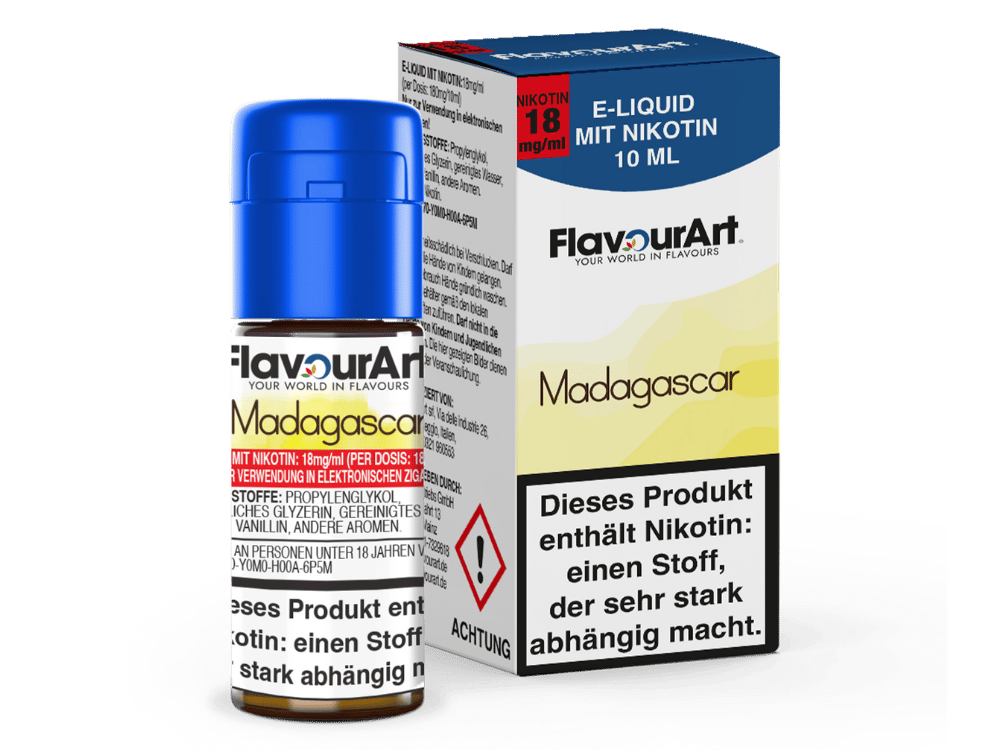 FlavourArt - Madagascar E-Zigaretten Liquid 18 mg/ml
