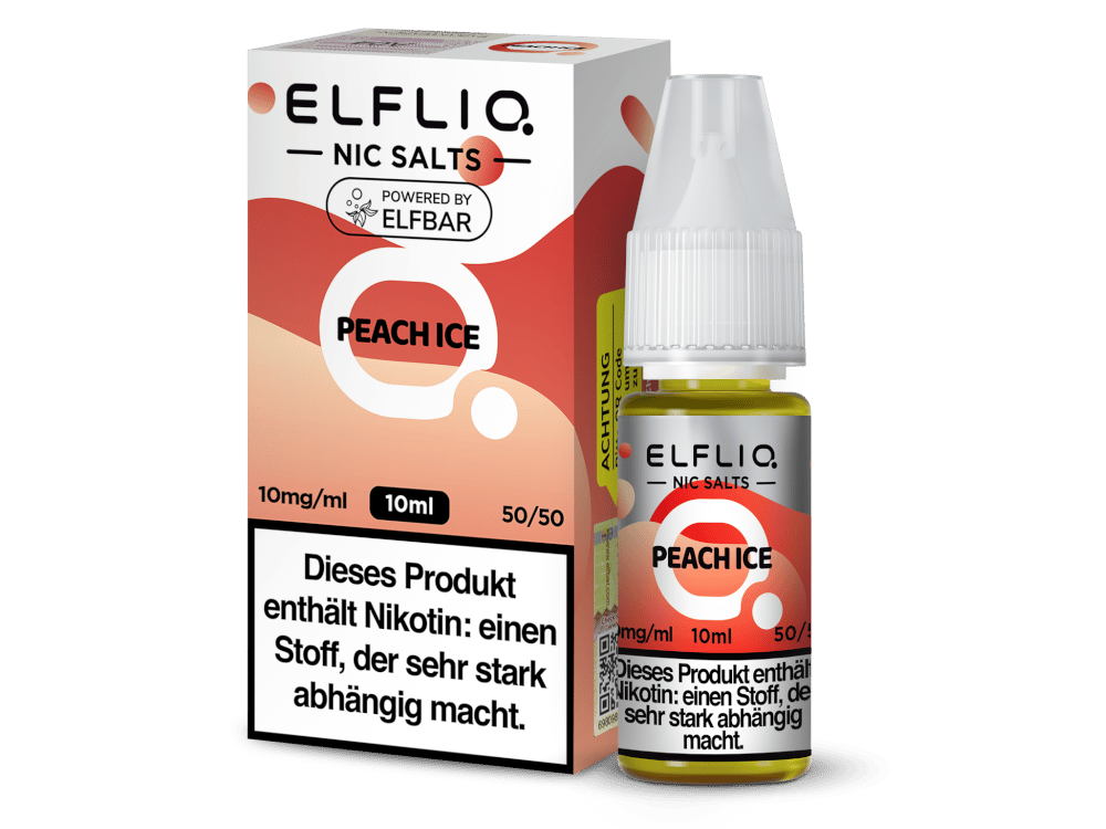 ELFLIQ - Peach Ice - Nikotinsalz Liquid