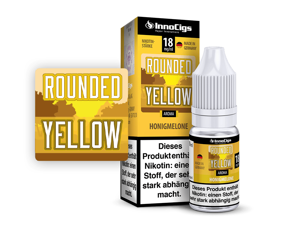 InnoCigs - Rounded Yellow Honigmelone Aroma 6 mg/ml