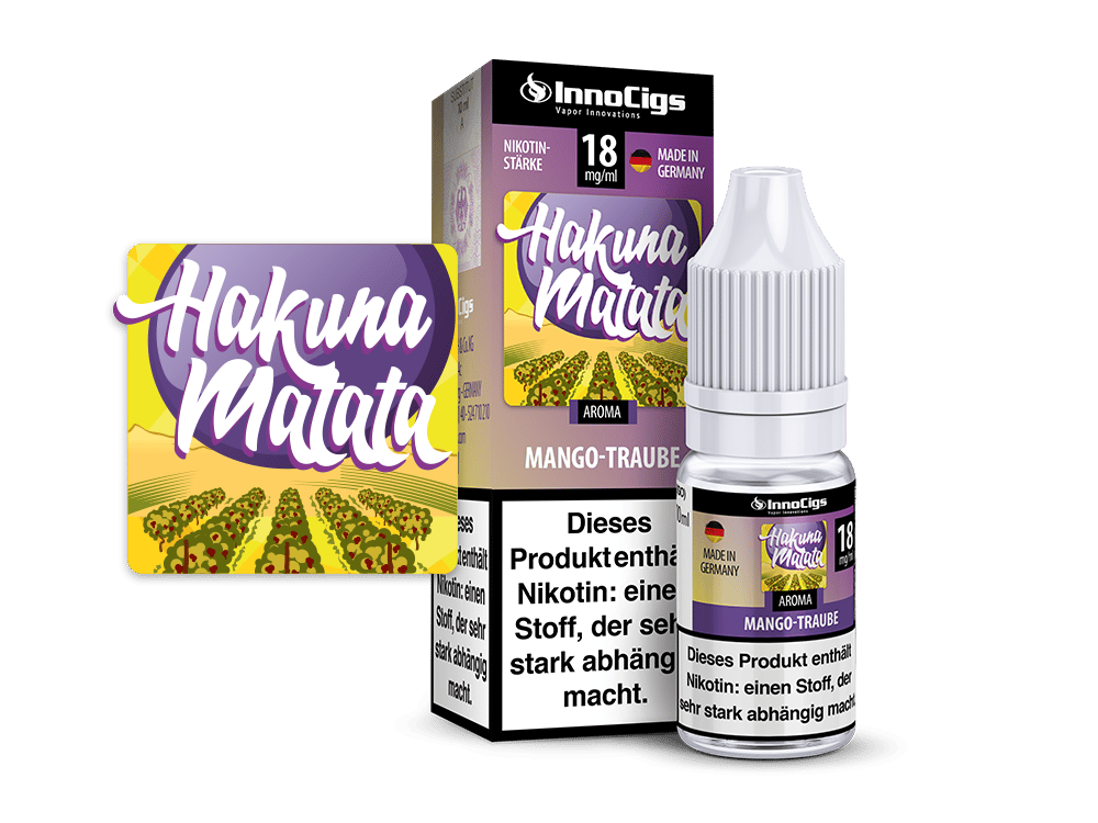 InnoCigs - Hakuna Matata Mango-Traube Aroma 3 mg/ml