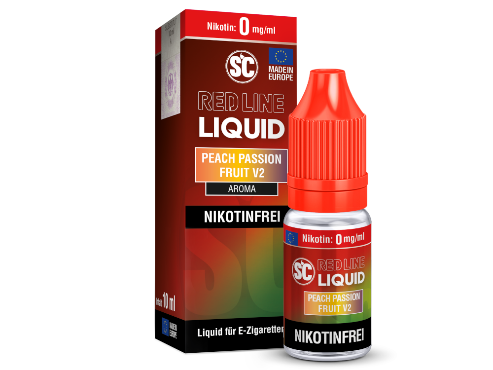 SC - Red Line - Peach Passion Fruit V2 - Nikotinsalz Liquid