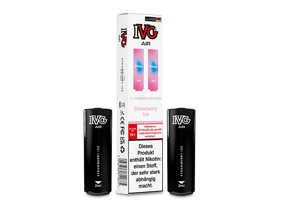 IVG - AIR Pod Strawberry Ice 20 mg/ml (2 Stück pro Packung)