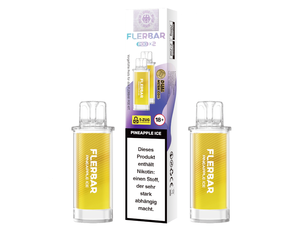 Flerbar - POD Pineapple Ice 20 mg/ml (2 Stück pro Packung)