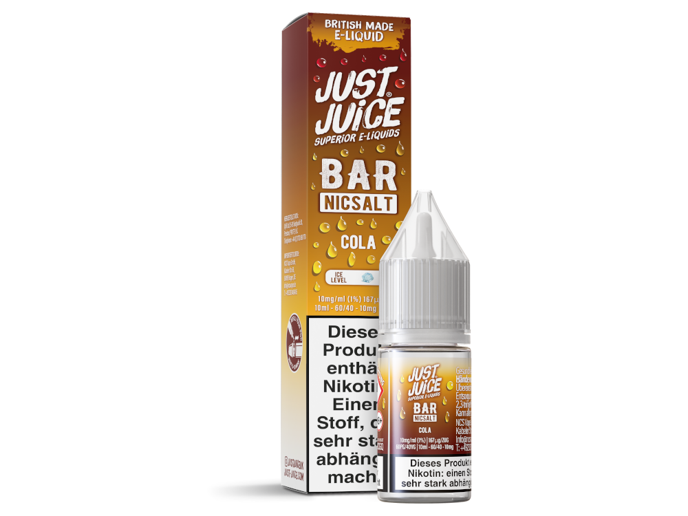 Just Juice - Bar - Cola - Nikotinsalz Liquid 10 mg/ml