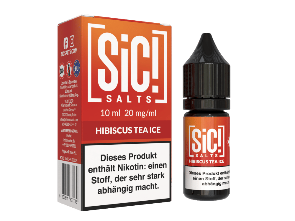 SiC! Salts - Hibiscus Tea Ice - Nikotinsalz Liquid 20 mg/ml