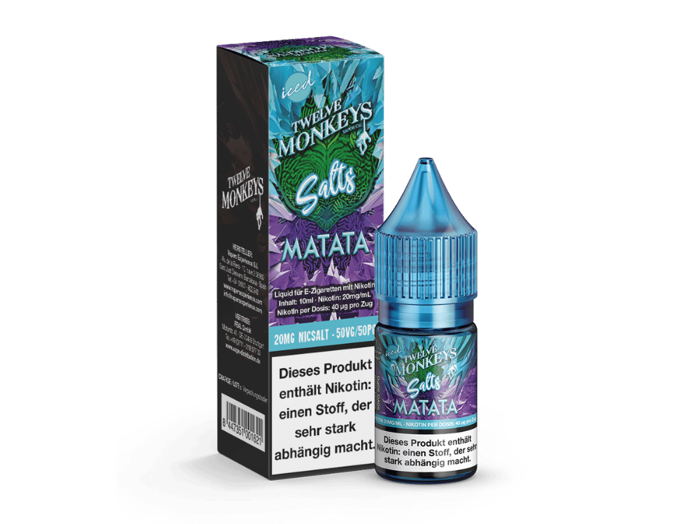Twelve Monkeys - Iced - Matata - Nikotinsalz Liquid 20 mg/ml
