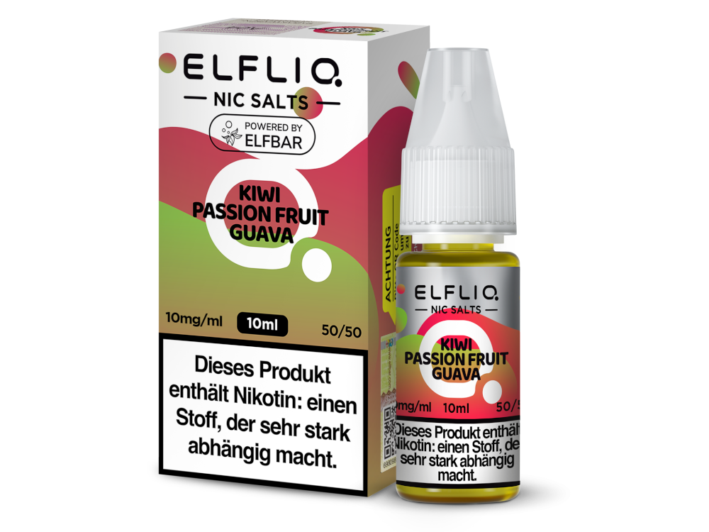 ELFLIQ - Kiwi Passion Fruit Guava - Nikotinsalz Liquid 10 mg/ml