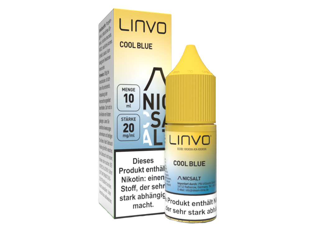 Linvo - Cool Blue - Nikotinsalz Liquid 20 mg/ml