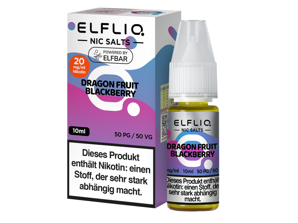 ELFLIQ - Dragon Fruit Blackberry - Nikotinsalz Liquid 20 mg/ml