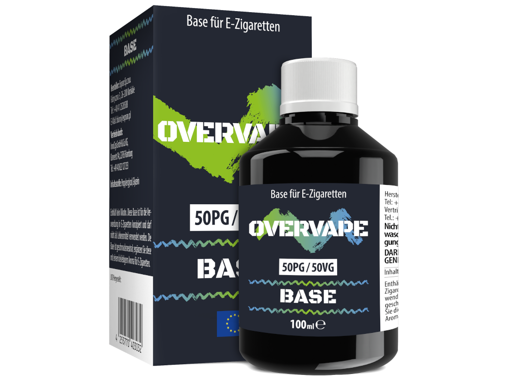 Overvape - 100 ml Basis 50PG/50VG 0 mg/ml