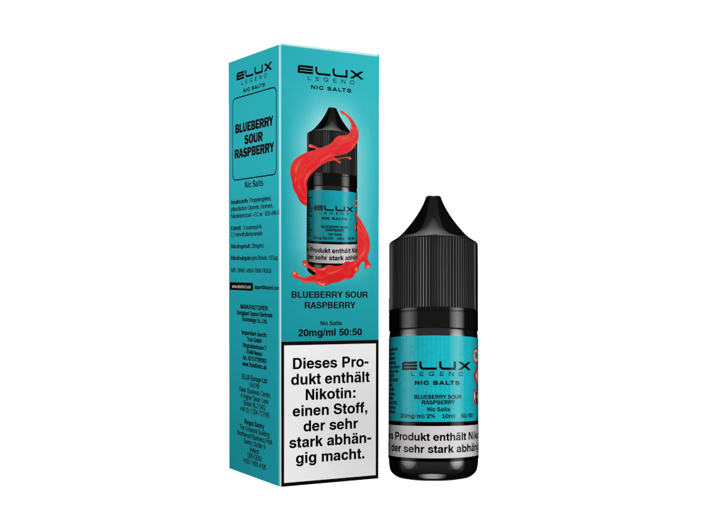 Elux - Blueberry Sour Raspberry - Nikotinsalz Liquid 10 mg/ml