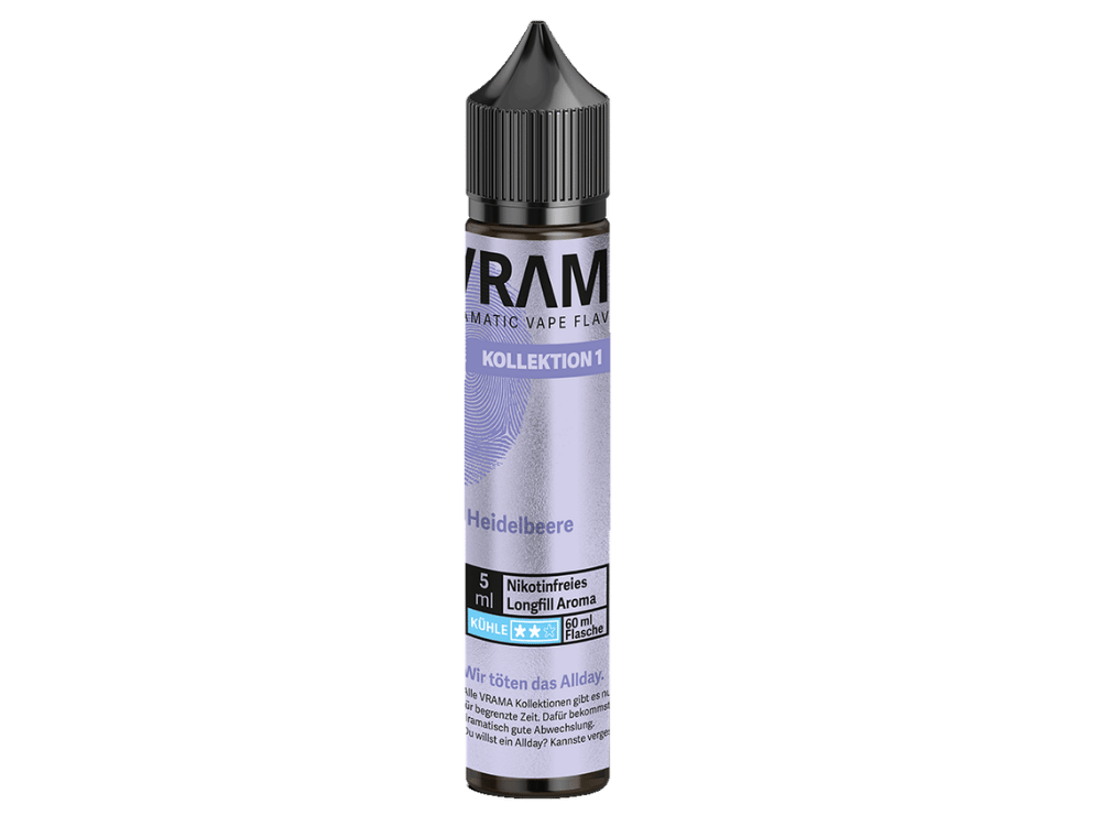 VRAMA - Kollektion 1 - Longfills 5 ml - Heidelbeere