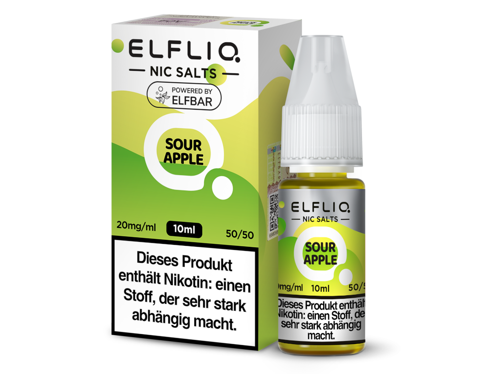 ELFLIQ - Sour Apple - Nikotinsalz Liquid 20 mg/ml