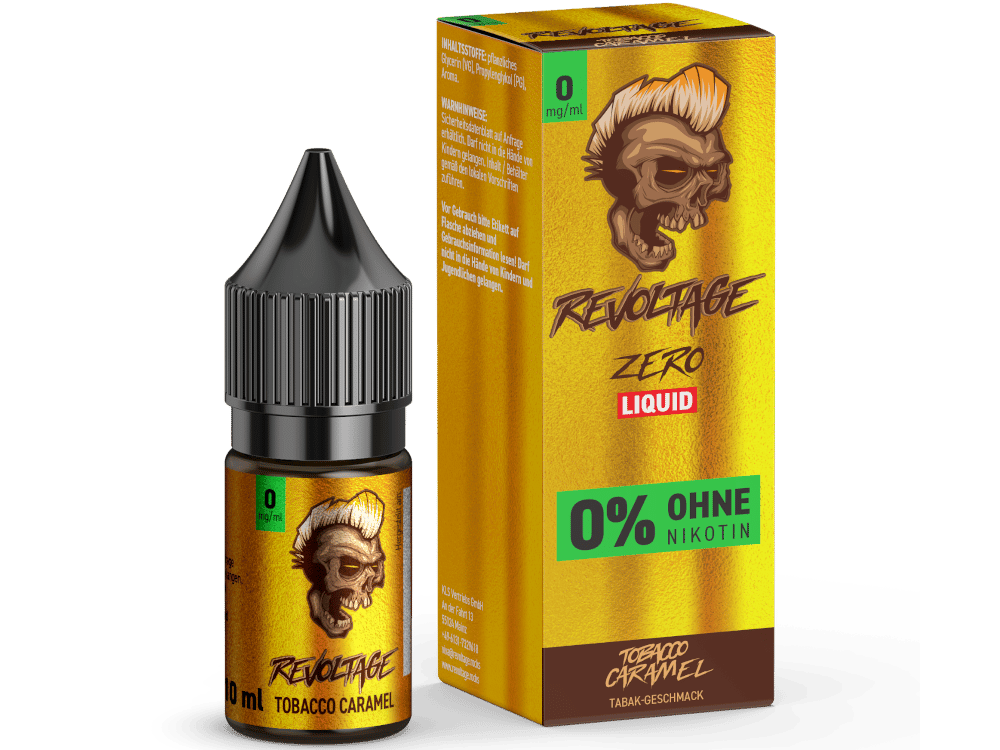 Revoltage - Tobacco Caramel - Hybrid Nikotinsalz Liquid 0 mg/ml