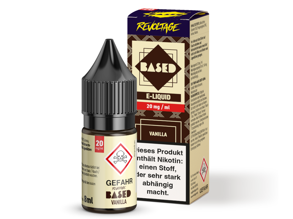 Revoltage - BASED - Vanilla Hybrid Nikotinsalz Liquid 8 ml 20 mg/ml