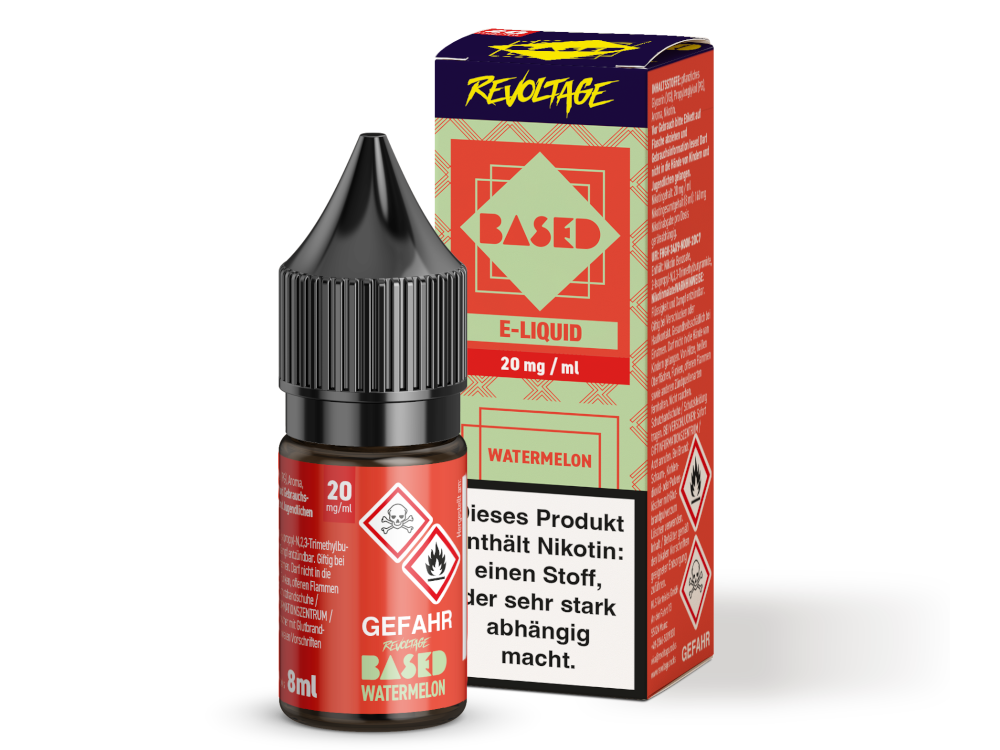 Revoltage - BASED - Watermelon Hybrid Nikotinsalz Liquid 8 ml 20 mg/ml