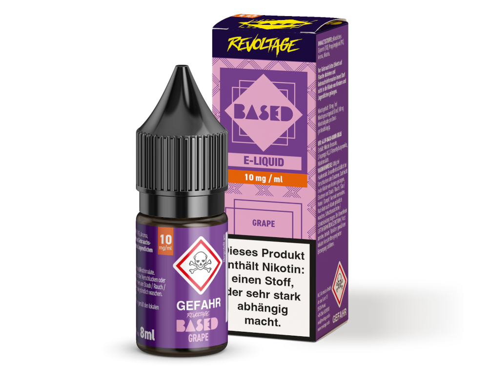 Revoltage - BASED - Grape Hybrid Nikotinsalz Liquid 8 ml 10 mg/ml
