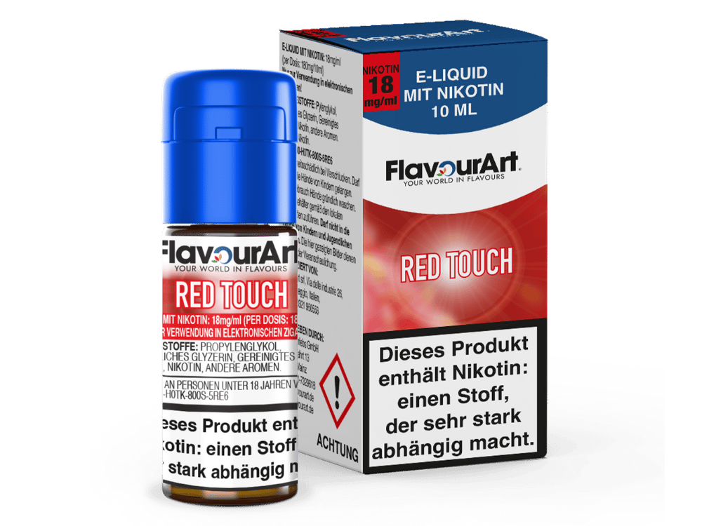 FlavourArt - Red Touch E-Zigaretten Liquid 18 mg/ml