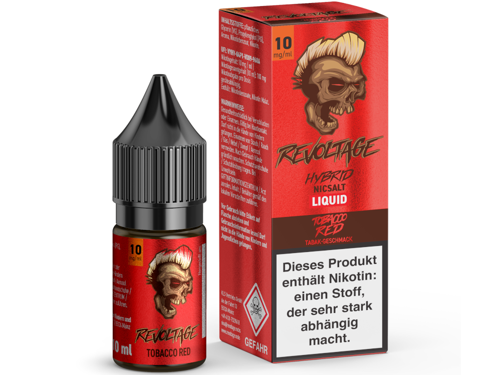 Revoltage - Tobacco Red - Hybrid Nikotinsalz Liquid 10 mg/ml
