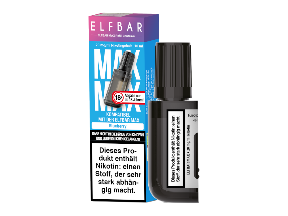 Elfbar - Max Refill Container - Blueberry 20 mg/ml