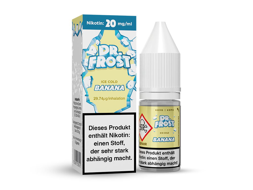 Dr. Frost - Ice Cold - Banana - Nikotinsalz Liquid 20 mg/ml