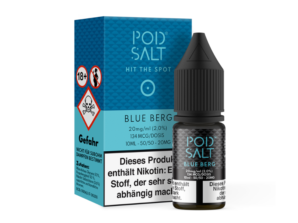 Pod Salt - Blue Berg - Nikotinsalz Liquid 20 mg/ml