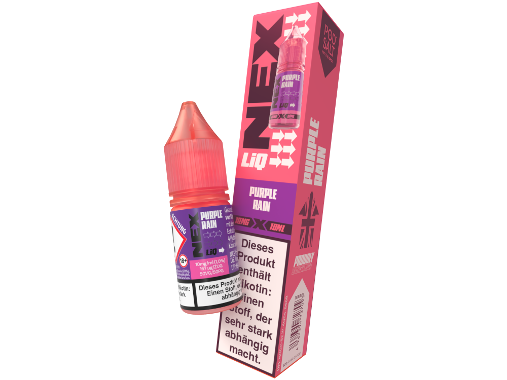 Pod Salt - NexLiq - Purple Rain - Nikotinsalz Liquid