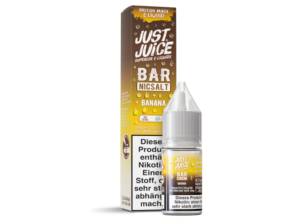 Just Juice - Bar - Banana - Nikotinsalz Liquid 20 mg/ml