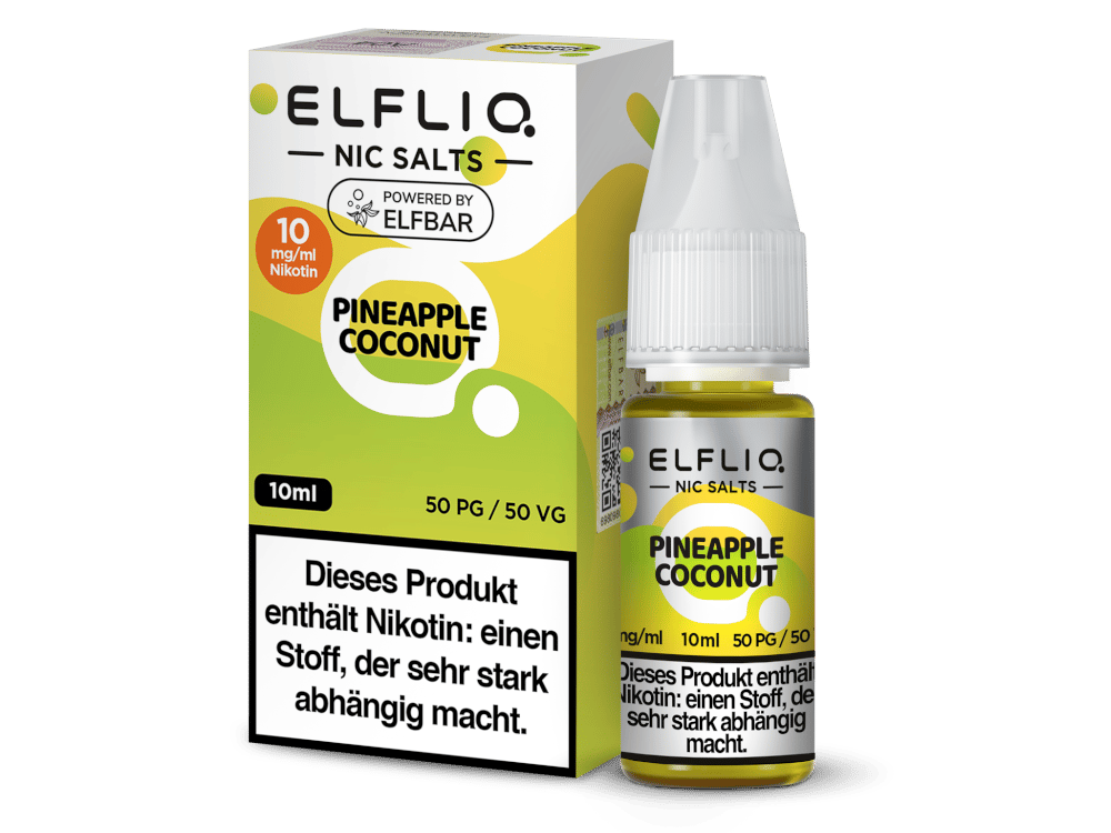 ELFLIQ - Pineapple Coconut - Nikotinsalz Liquid