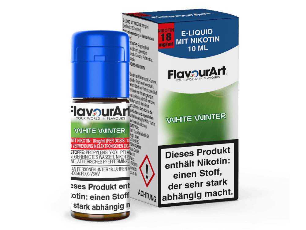 FlavourArt - White Winter E-Zigaretten Liquid 18 mg/ml