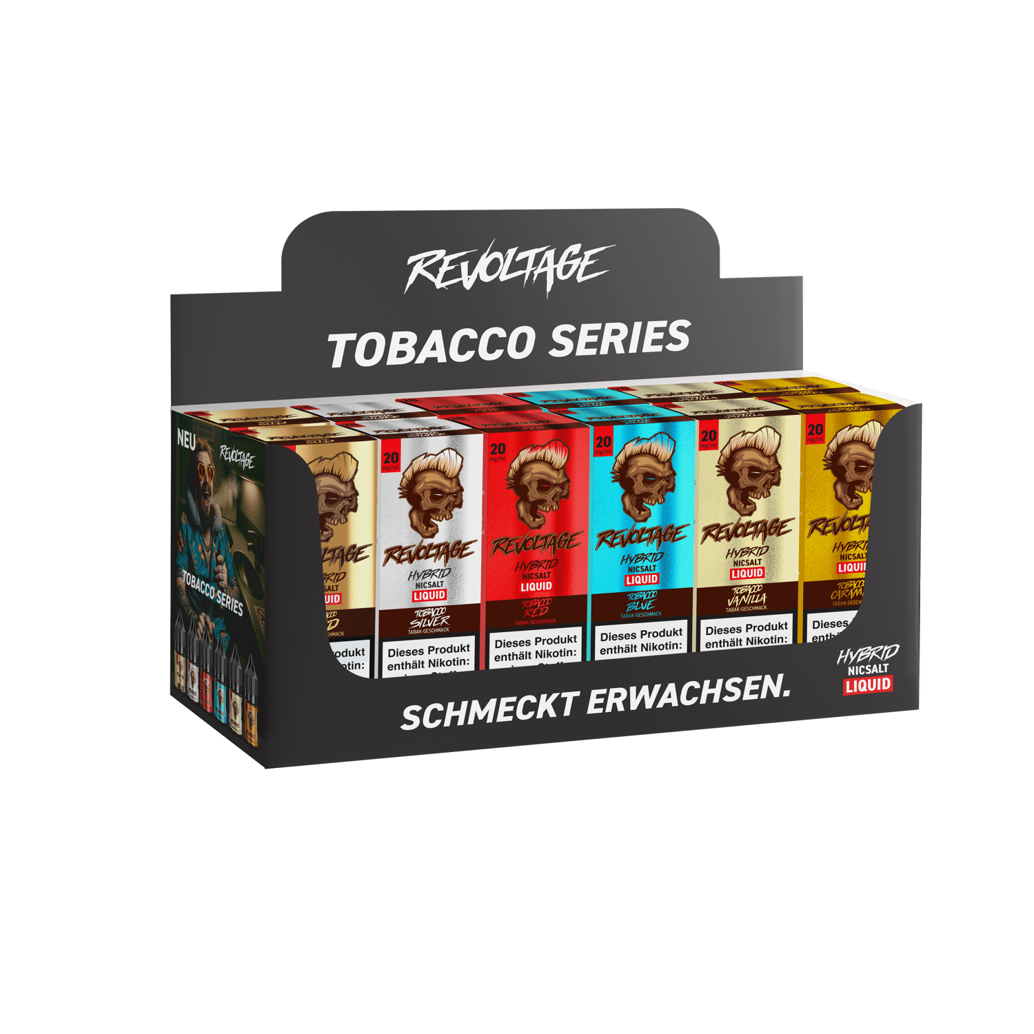 Revoltage - Tobacco Series Display bestückt 20 mg/ml