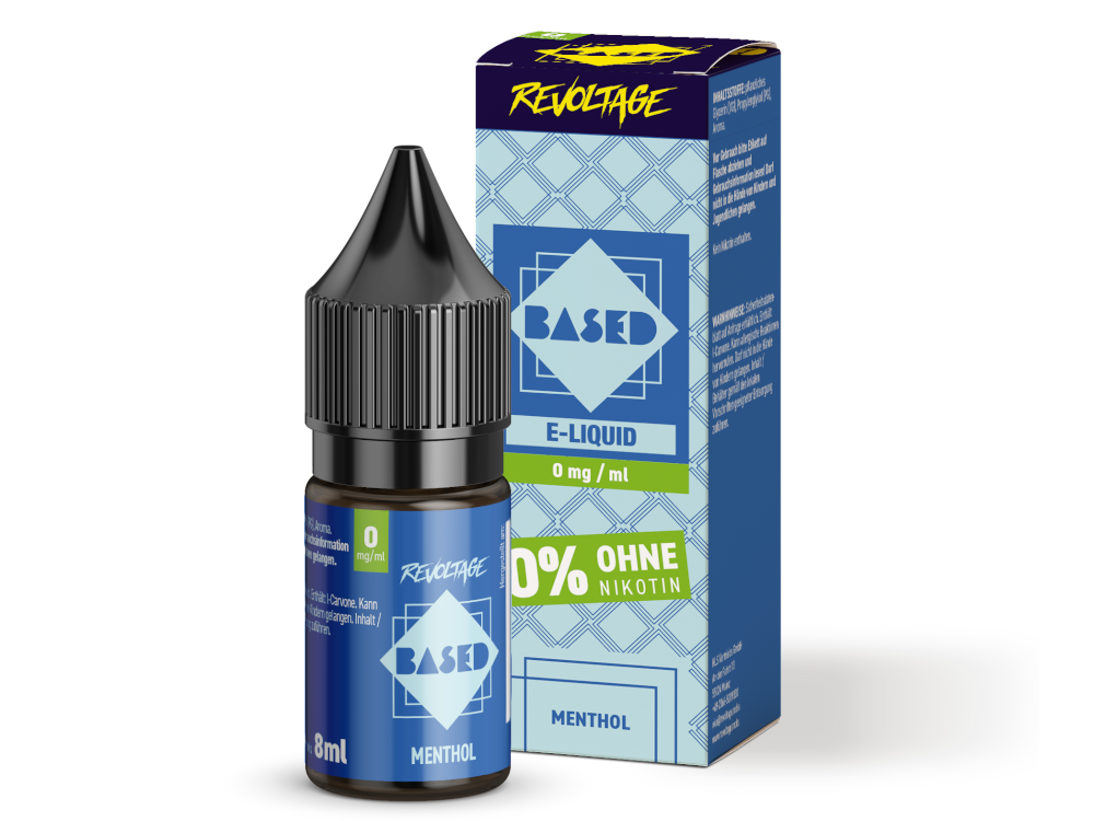Revoltage - BASED - Menthol Hybrid Nikotinsalz Liquid 8 ml 0 mg/ml