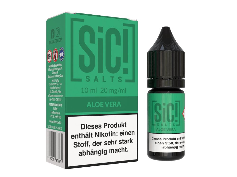SiC! Salts - Aloe Vera - Nikotinsalz Liquid 20 mg/ml