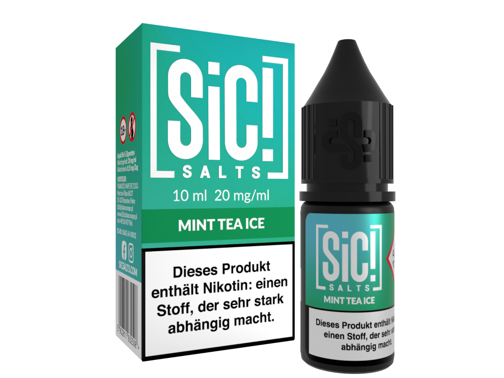 SiC! Salts - Mint Tea Ice - Nikotinsalz Liquid 20 mg/ml