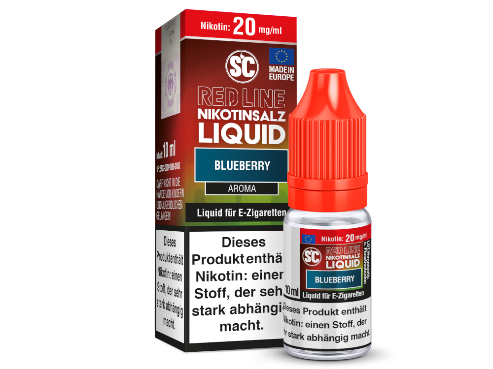 SC - Red Line - Blueberry - Nikotinsalz Liquid 20 mg/ml