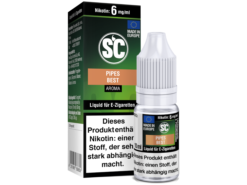 SC Liquid - Pipes Best Tabak 6 mg/ml