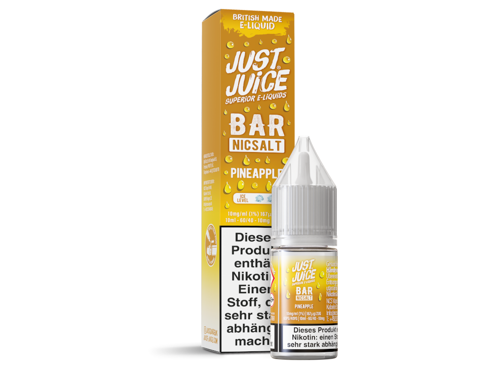 Just Juice - Bar - Pineapple - Nikotinsalz Liquid 10 mg/ml