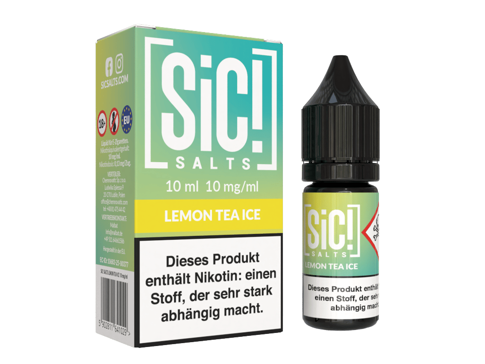 SiC! Salts - Lemon Tea Ice - Nikotinsalz Liquid 10 mg/ml
