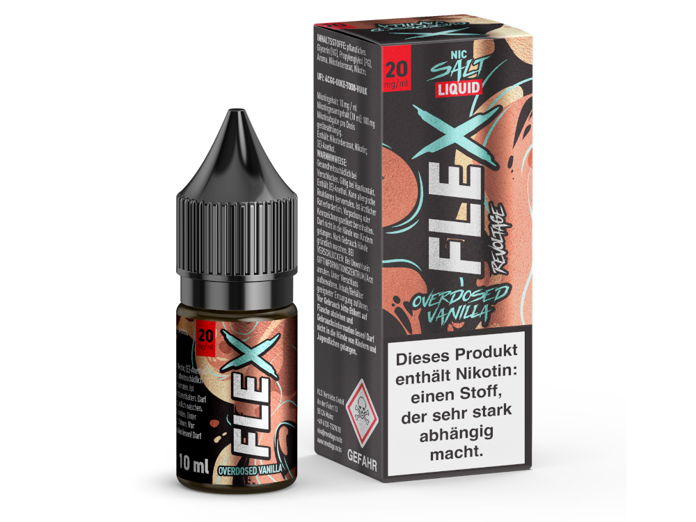 Revoltage - FLEX - Overdosed Vanilla - Nikotinsalz Liquid 20 mg/ml