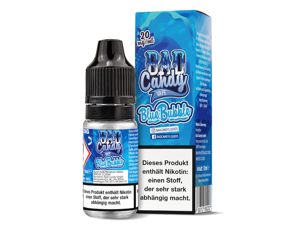 Bad Candy Liquids - Blue Bubble - Nikotinsalz Liquid 20 mg/ml