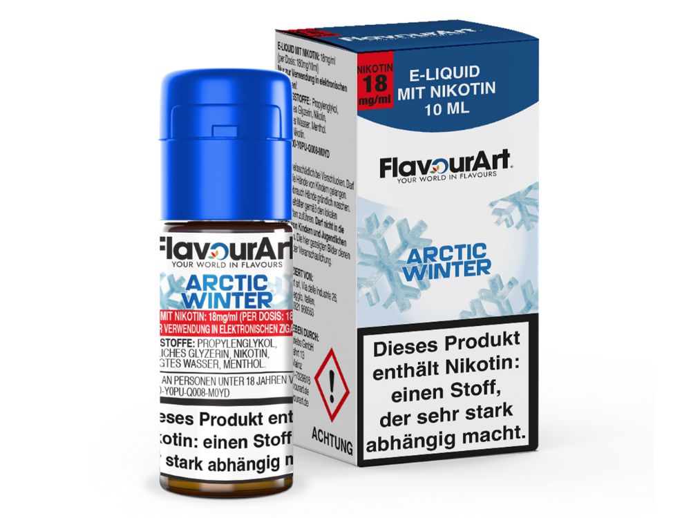 FlavourArt - Arctic Winter E-Zigaretten Liquid 18 mg/ml
