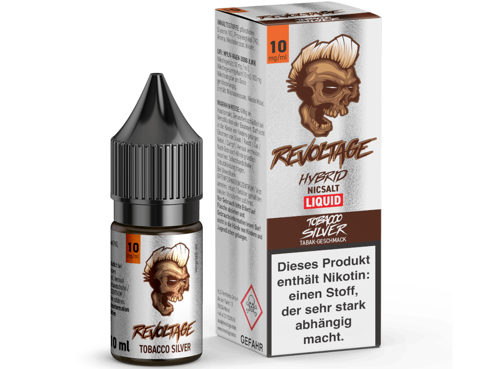 Revoltage - Tobacco Silver - Hybrid Nikotinsalz Liquid 10 mg/ml