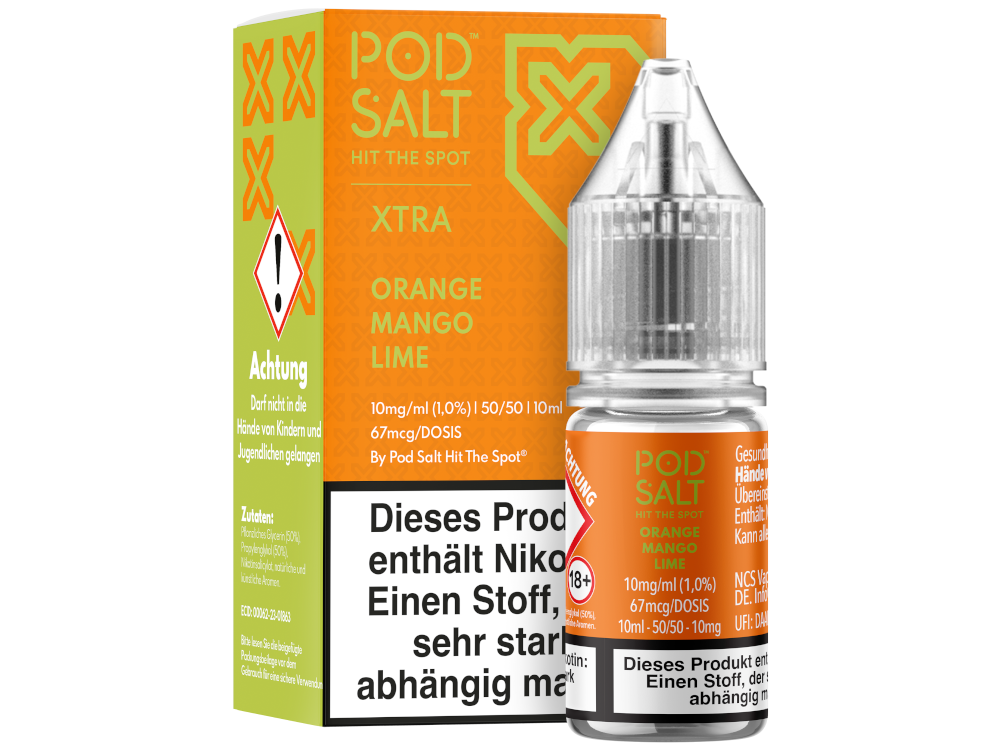 Pod Salt X - Orange Mango Lime - Nikotinsalz Liquid