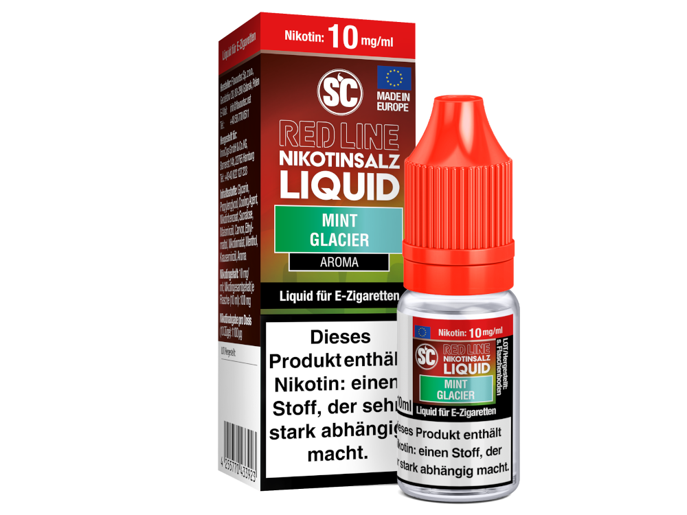 SC - Red Line - Mint Glacier - Nikotinsalz Liquid 10 mg/ml
