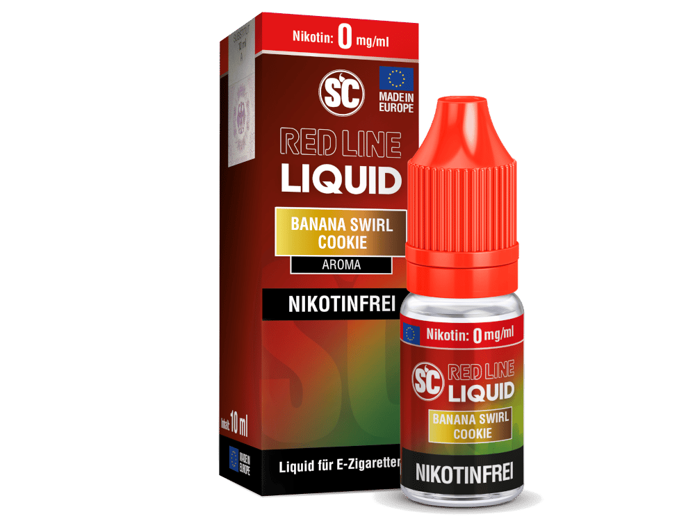 SC - Red Line - Banana Swirl Cookie - Nikotinsalz Liquid