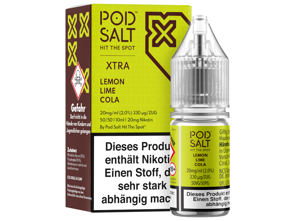 Pod Salt X - Lemon Lime Cola - Nikotinsalz Liquid