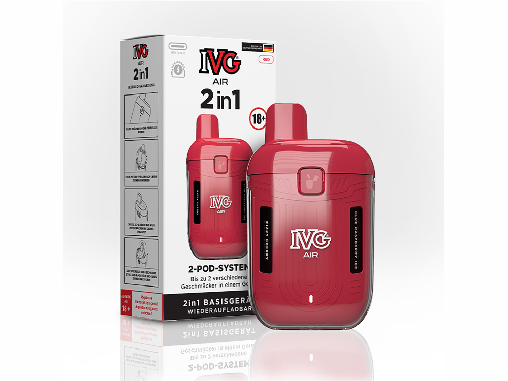 IVG - AIR 2in1 Akku 780 mAh (Basisgerät) rot – Bild 2