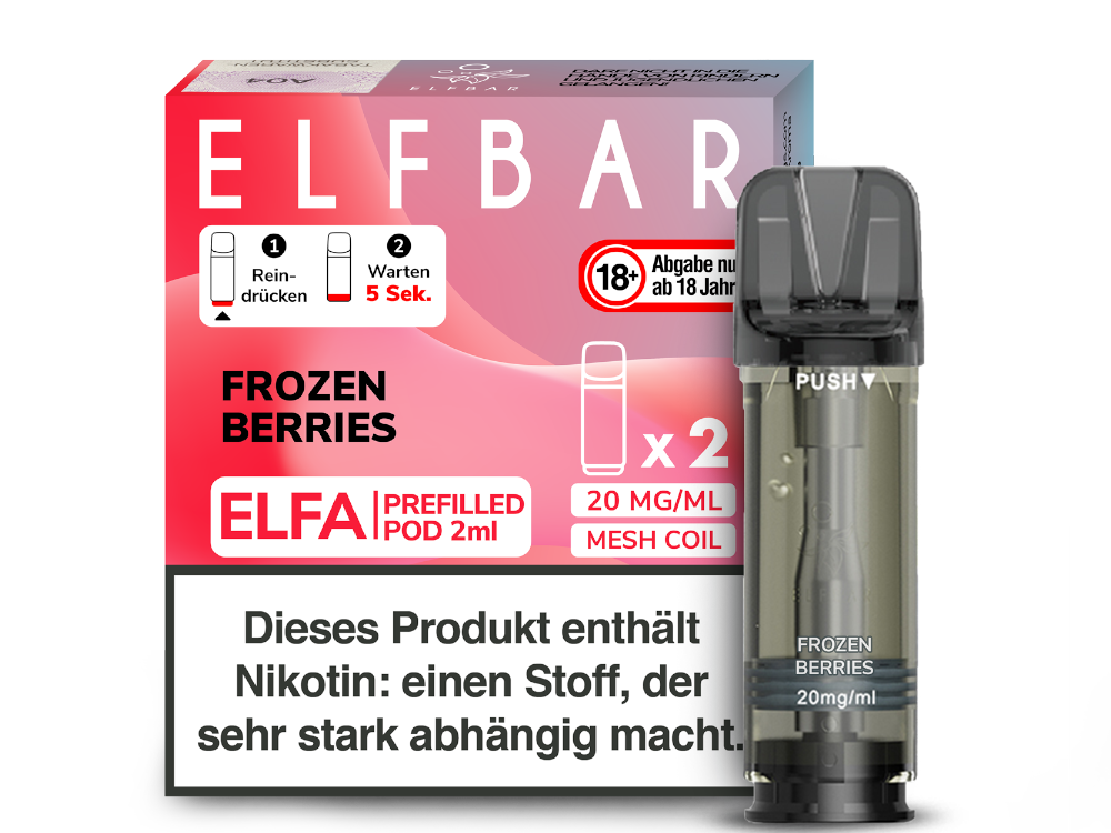 Elfbar - Elfa Pod Frozen Berries 20 mg/ml (2 Stück pro Packung)